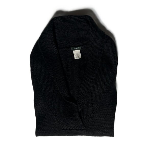 J. Crew Sweater Women's X Small Black Merino Wool Acrylic Alpaca Blend Pullover - Picture 7 of 12